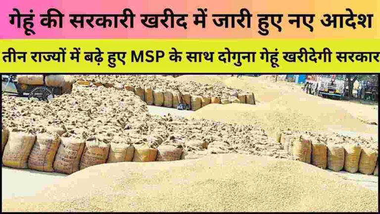 गेहूं ‌की सरकारी खरीद में जारी हुए नए आदेश
