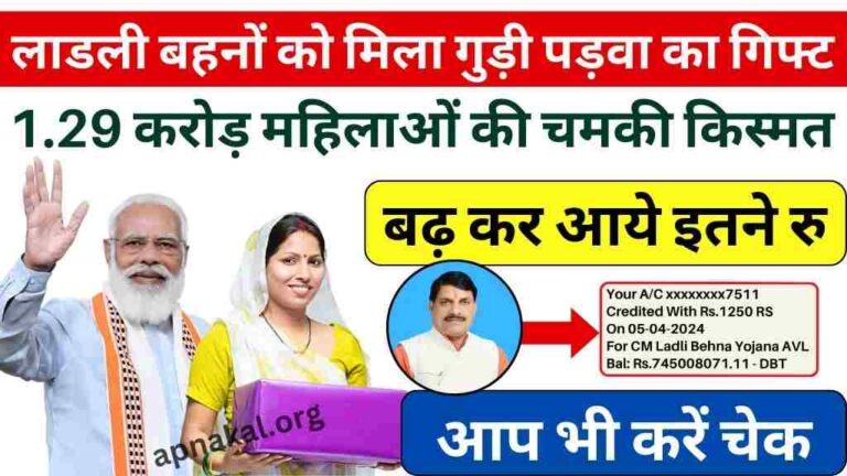 CM Ladli Behna Yojana: लाडली बहनों को मिला गुड़ी पड़वा का उपहार, खाते में आये इतने रुपये