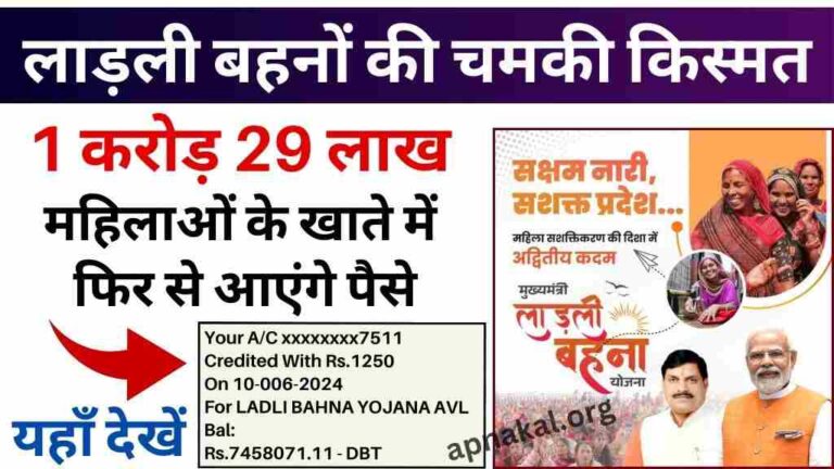 CM Ladli Bahna Yojana: 1 करोड़ 29 लाख महिलाओं के खाते में फिर से आएंगे पैसे, लाडली बहना योजना की 13वीं किस्त की तारीख घोषित