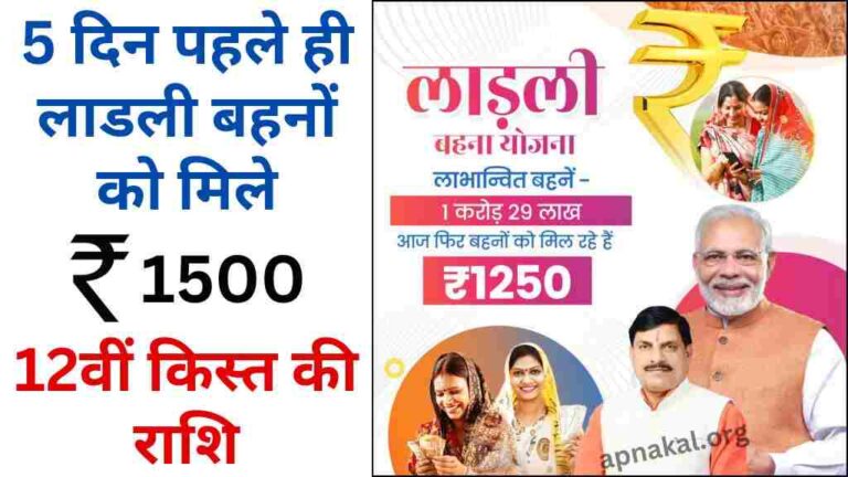 MP News: 5 दिन पहले ही लाडली बहनों को मिली 12वीं किस्त की राशि, सीएम मोहन यादव ने महिलाओं को दी बधाई