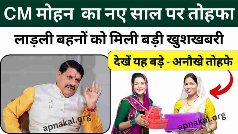 CM मोहन यादव का नए साल पर बड़ा तोहफा: लाड़ली बहनों को खुशखबरी, सप्लीमेंट्री बजट से होंगे बड़े काम शुरू